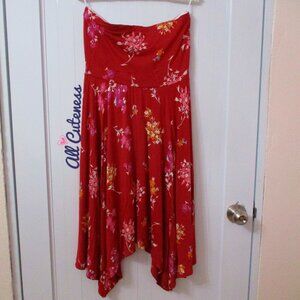 Express Strapless Handkerchief Dress Size M *See Details